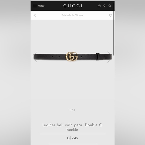 GUCCI BELT - Picture 2 of 4